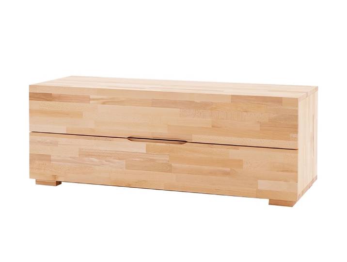 Kommode Daisy , mit 2 Schubkästen , Buche massiv , lackiert