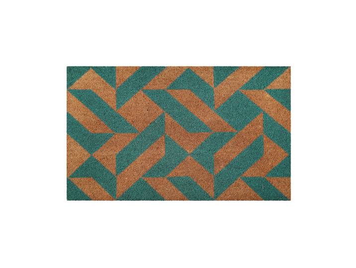Wecon Home Fussmatte Mainstage, Türkis, Hellbraun, geometrisch, rechteckig, 60x90 cm, schmutzabweisend, für Fußbodenheizung geeignet, rutschhemmend, pflegeleicht, widerstandsfähig, Teppiche und Böden, Schmutzfangmatten, Fußmatten