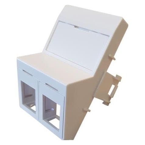 Zevercsslr Dataudtag 2xrj45 Keystone Type C Skr Hv (RLP2041-169)