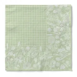 Mank Tissue Serviette Susanne, 33 x 33 cm, 3-lagig, 100 Stück - Floral