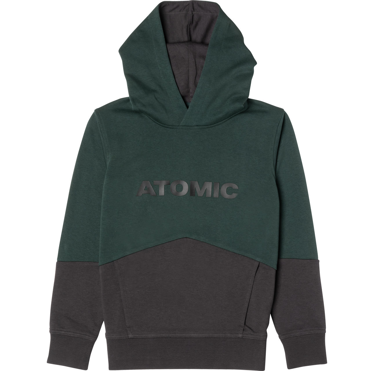 Atomic Skiwear Atomic Kinder Hoodie RS dark green/anthrazit - L = 146