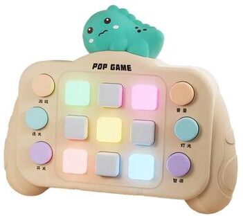 Inspire Select Montessori Busy Board Sensory Toy With LED Light Switch, Travel Activity Game With Sound Option For Kids 2 4 Years new Beige