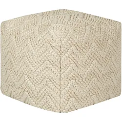 Hocker Cube MANACOR (BHT 45x45x45 cm) - beige - BHT 45x45x45 cm