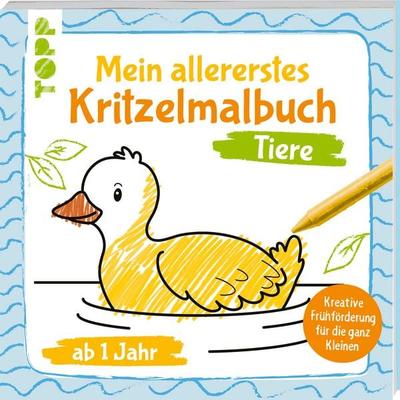 Mein allererstes Kritzelmalbuch Tiere, Taschenbuch von Josephine Jones, Frechverlag GmbH, 978-3-7358-9259-1