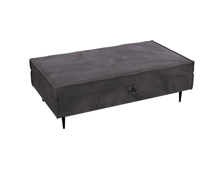 Livetastic Hocker, Graphitfarben, Metall, rechteckig, 135x45x75 cm, Made in EU, Stauraum, Wohnzimmer, Sessel, Hocker, Sitzhocker