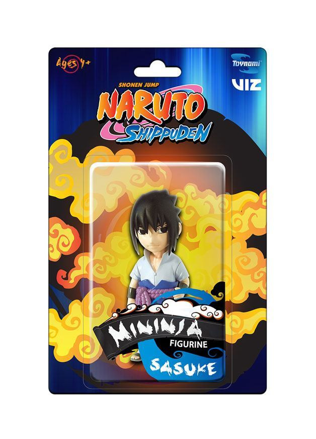 Toynami Naruto Shippuden Sasuke Minifiguur, 8 cm