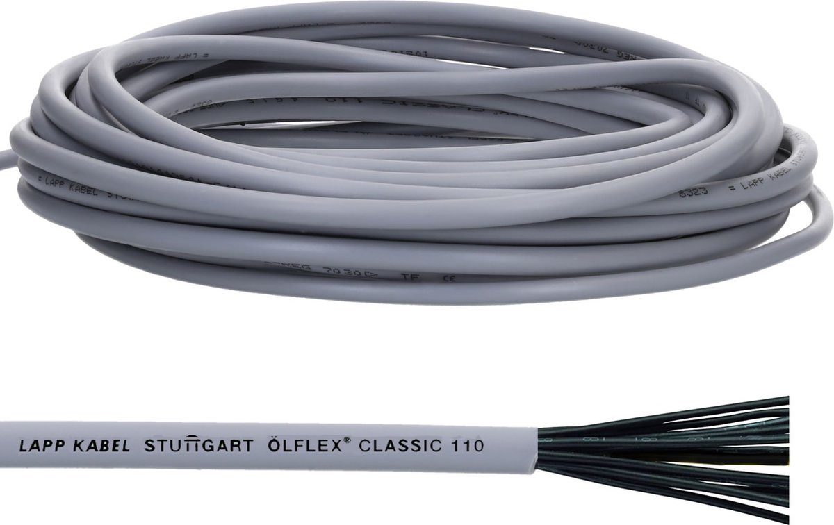 Lapp Ölflex Classic 110 PVC stuurstroomkabel 2x1,5 mm², 10 meter