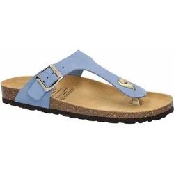 LICO Pantolette Bioline Trend Leather, Größe 40 in Blau Blau