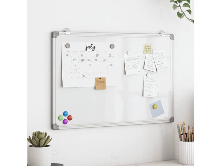 vidaXL Magnetisches Whiteboard 40x30x1,7 cm Aluminium
