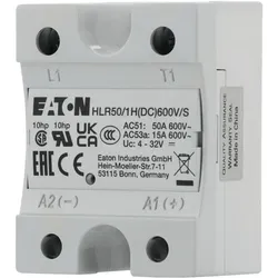 Eaton 360054 Halbleiterrelais, Hockey-Puck, 1-phasig, 50 A, 42 - 660 V, DC, hohe Absicherung HLR50/1H(DC)600V/S