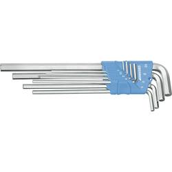 Gedore 1543555 Innen-Sechskant Winkelschraubendreher-Set 5/64 Zoll, 3/32 Zoll, 1/8 Zoll, 5/32 Zoll, 3/16 Zoll, 7/32 Zoll, 1/4 Zoll, 5/16 Zoll 8teilig