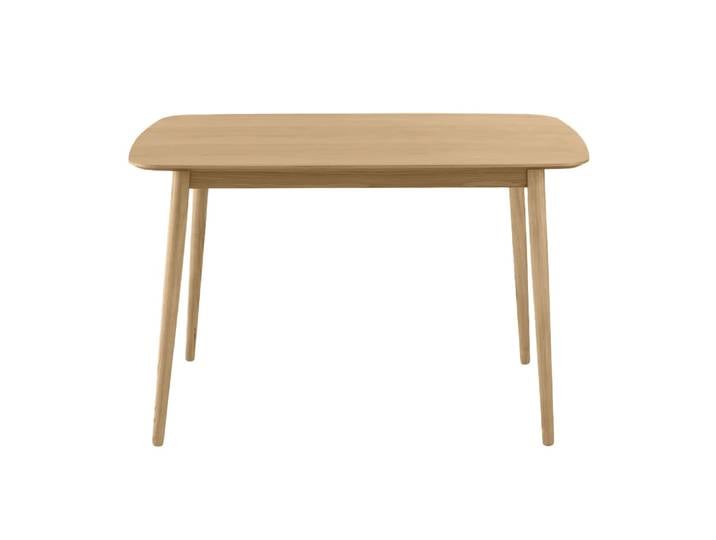 Esstisch aus Eschenholz und Eichenfurnier, L 120 cm