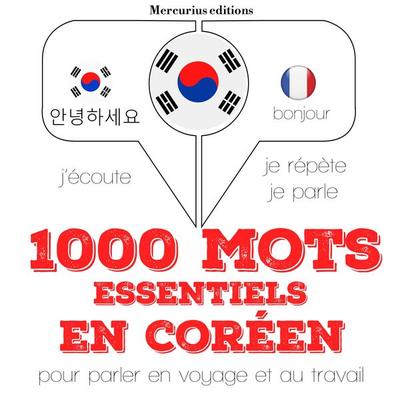 1000 mots essentiels en coréen - JM Gardner, Audio, 9782821113572