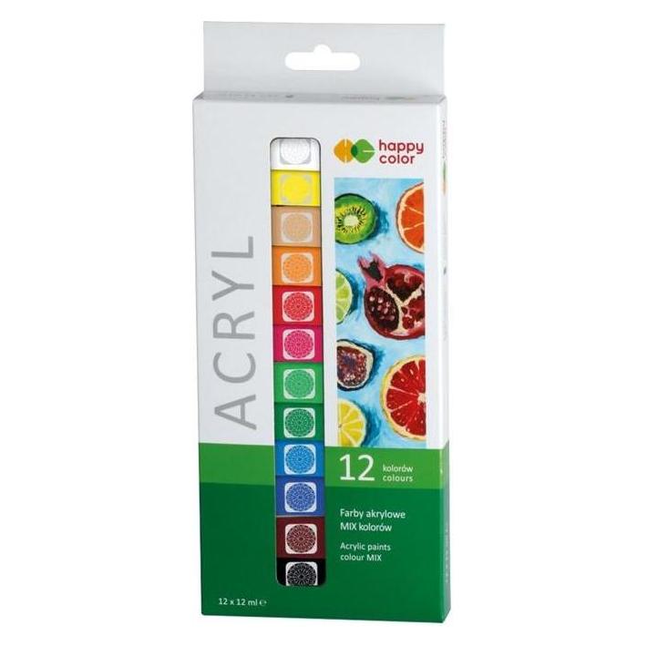 Happy Color Acrylfarben 12 Farben (12 ml) (281083)