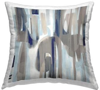 Stupell Abstract Neutral Tones Arrangement Printed Throw Pillow Design by Liz Jardine