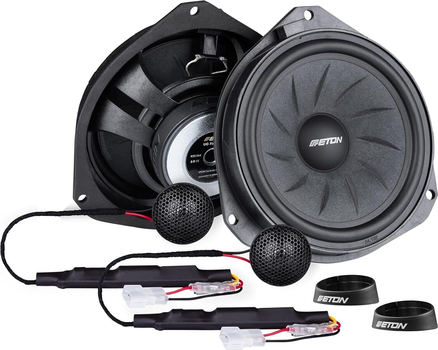 Eton Upgrade FD16 2-weg componentensysteem luidspreker voor Fiat Ducato, Peugeot Jumper en Citroen Boxer