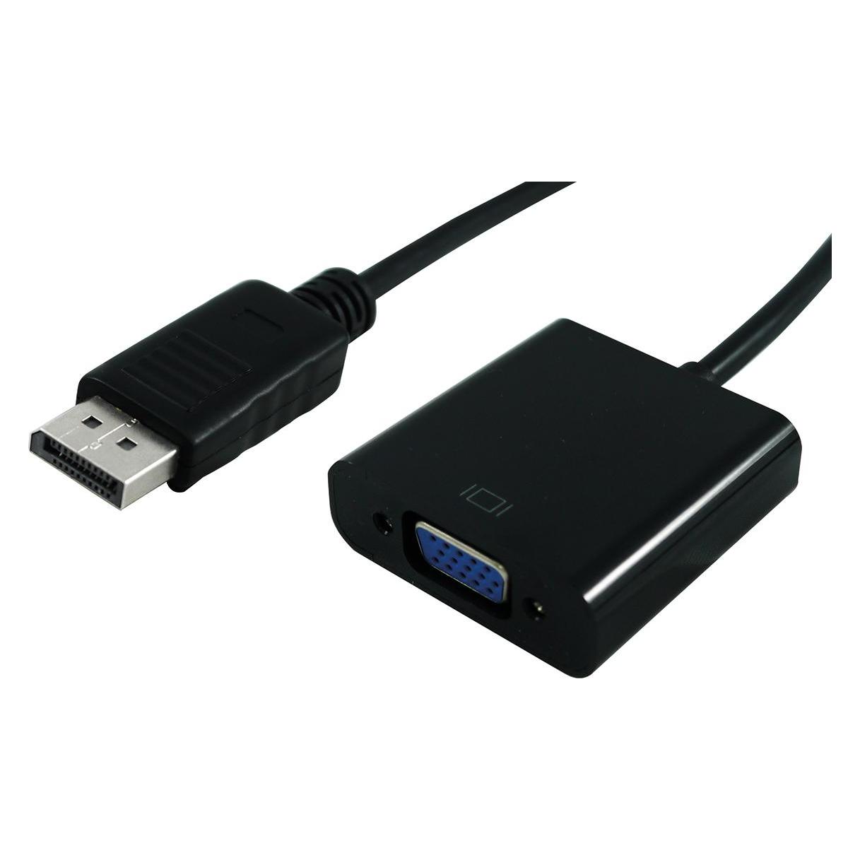 Roline DisplayPort-Vga Adapter M/F mit Kabel (S3201)
