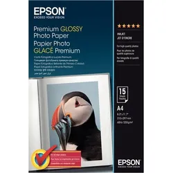 EPSON Fotopapier Premium Glossy Photo, 13 x 18 cm, 255 g/qm