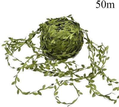 Inspire Essentials Natural Look Artificial Vine Garland Green Leaf Decor For Weddings Crafts And Home Styling e