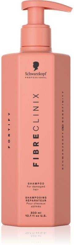 Schwarzkopf Professional Fibre Clinix Fortify Shampoo shampoing pour cheveux abîmés et fragiles 300 ml
