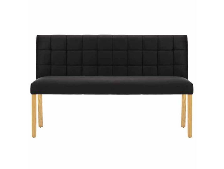 NEW Noir MEUBLE SIEGE - - Banc 140 cm Noir Velours - Banc coffre - Pour maison（1parcel）2069886