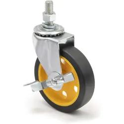 RocknRoller Rock N Roller - RCSTR4X1 - 4x1 R-Trac caster with Brake (fits R2, R6, R64C) (Zubehör), Audio Racks + Cases
