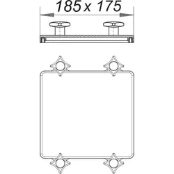 DALLMER Gehäuse-Deckel 2000 zu Stausafe E DN 100/125 664600