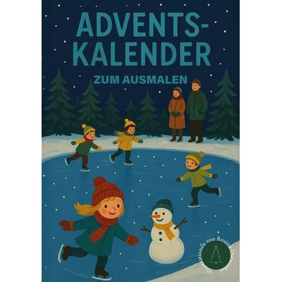 Adventskalender zum ausmalen