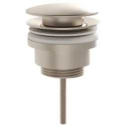 VitrA Zubehör Schaftventil Metall d: 62 mm runde Form G 1 1/4" Nickel gebürstet,A4514834 A4514834