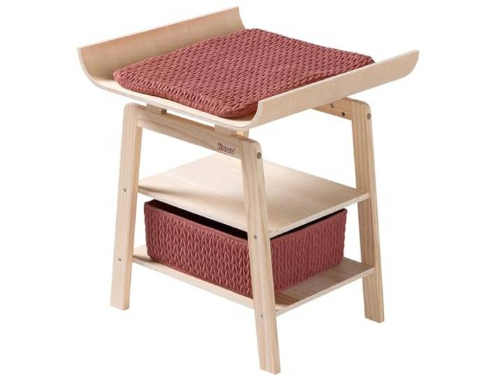 howa Puppenwickeltisch Wickelkommode für Puppen aus Holz Grace 2770