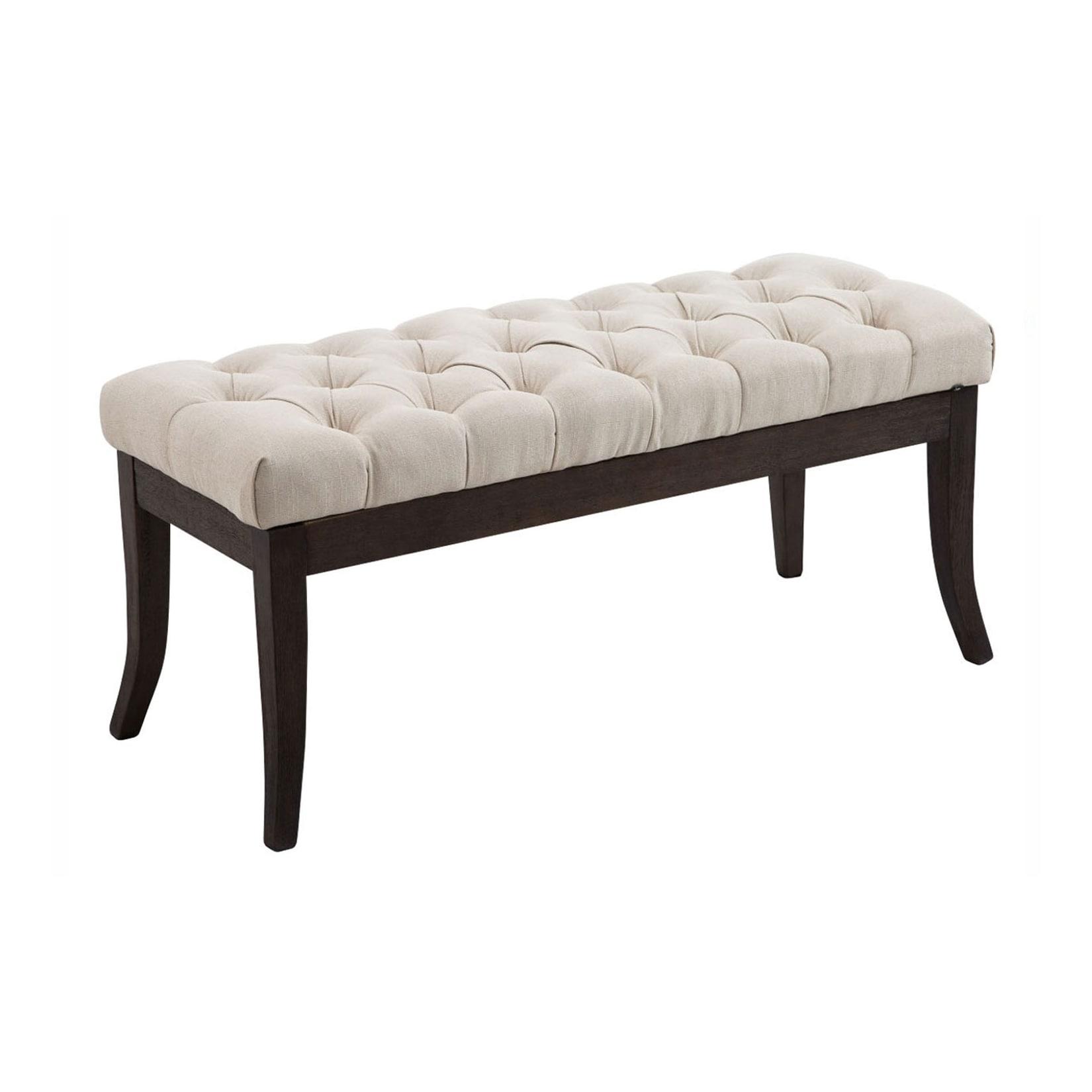CLP Sitzbank Ramses Stoff antik-dunkel 100 Farbe: creme, Größe: 100 cm