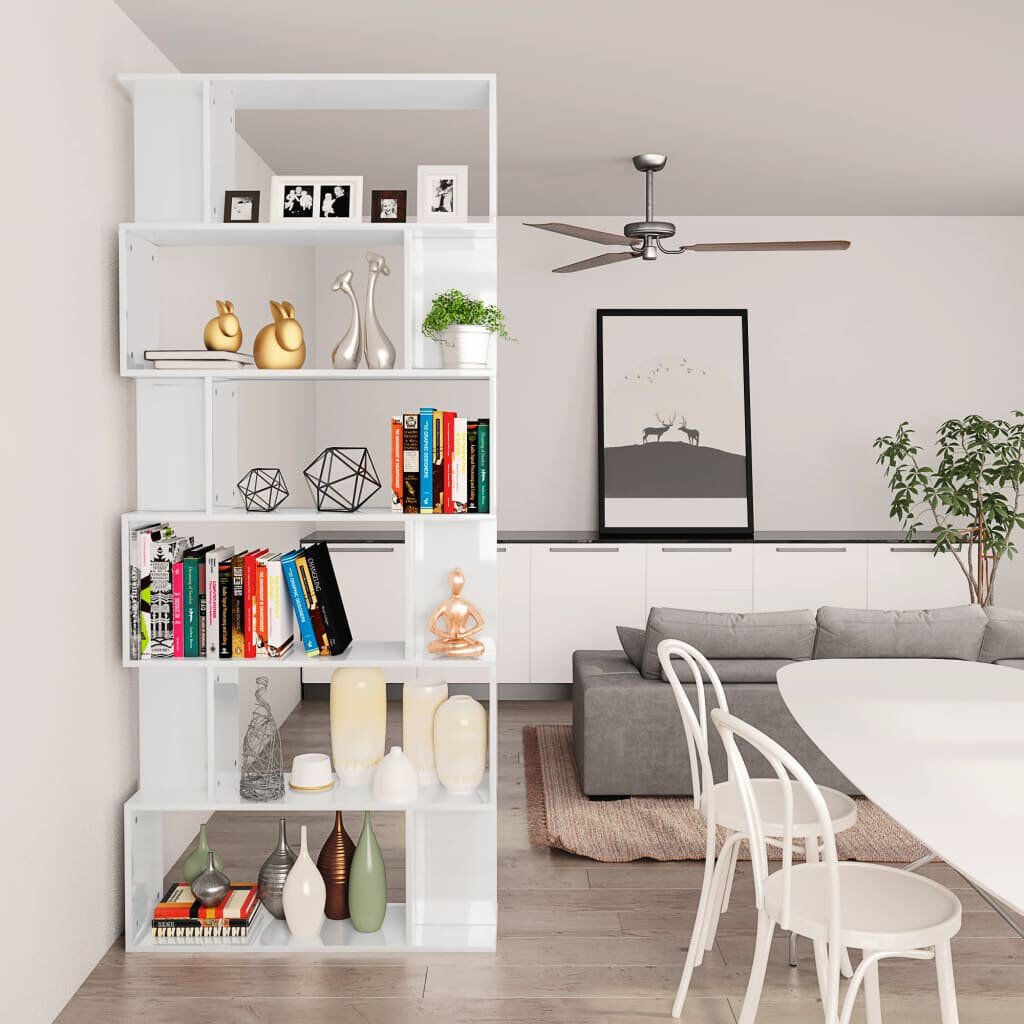 17 Stories Alec-Andrew 203.2 cm W Bookcase White 487.68cm H X 203.2cm W X 60.96cm D