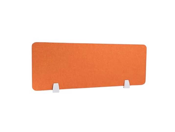 ytuCFGHeo Sichtschutzpaneel, stehende Schallschutzteiler, Raumteiler aus Filz(Orange-red,30 * 120cm Free Punch-Free Fixing Clip)