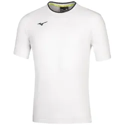 Mizuno, Herren, Sportshirt, Team (L), Weiss, Schwarz