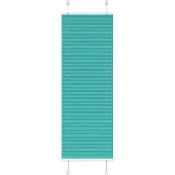 vidaXL Plissee Petrolgrün 45x100 cm Stoffbreite 44,4 cm Polyester