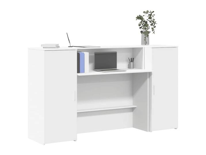 vidaXL Empfangstresen Weiß 180 x 50 x 103,5 cm Holzwerkstoff
