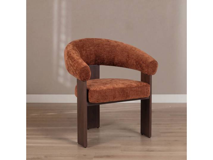 Bronx71 Sessel Liva Samt ocker