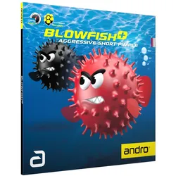 andro Belag Blowfish+ schwarz MAX - schwarz Max