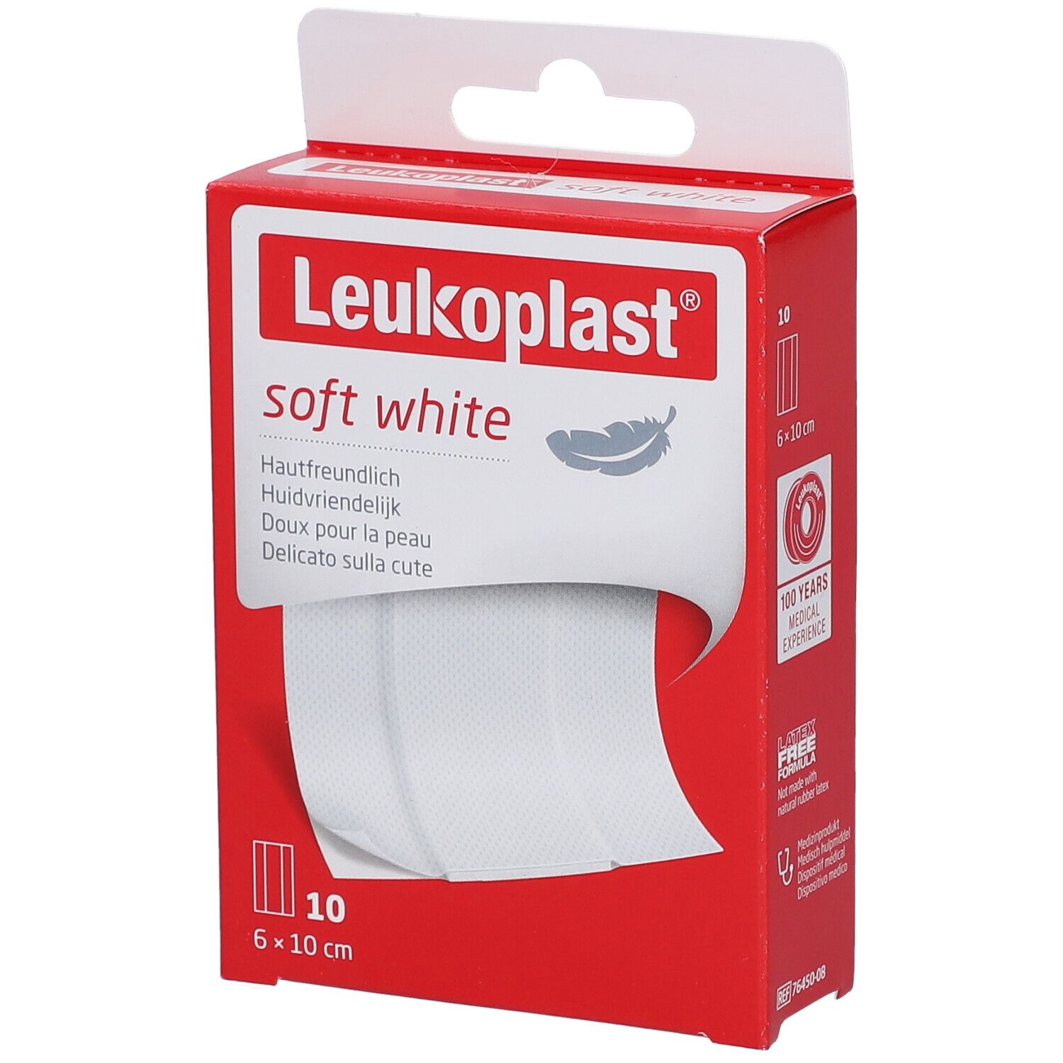 Leukoplast soft white Pflaster 6x10 cm 10 St
