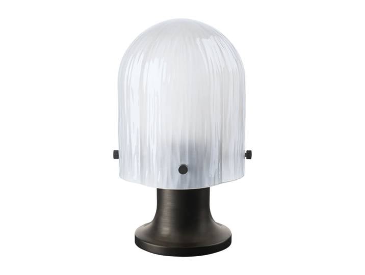 GUBI Lampe de table Seine Portable Lamp Antique brass-white