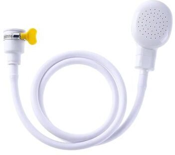 Discount Dollar Deals Pet Bathing Shower For Dog, Cat Multifunctional Garden Sprayer, Easy Bathing And Grooming Tool For Pets, Pet Cleaning white With Carabiner