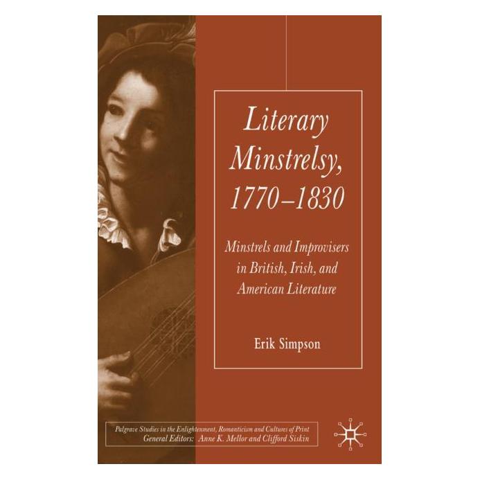 Palgrave Macmillan Uk Simpson:Literary Minstrelsy, 1770-1830 (Englisch, Hardcover, E. Simpson) (63047979)