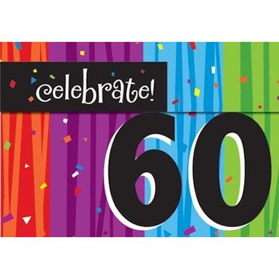 60. Geburtstag Einladungskarten