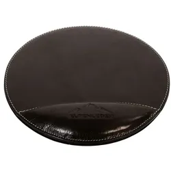 Alpenleder Mousepad »MEERSBURG« braun, 23.5x1x23.5 cm