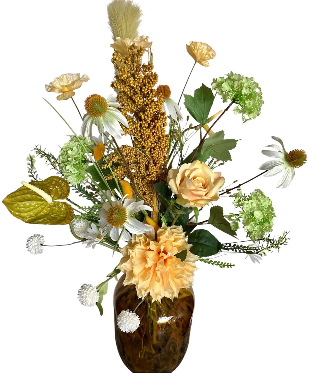 Magical Flower Zijdebloemen Boeket Sophie geel-wit