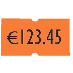 Printer Labels AS 1200er Pack Etiketten für Preis-/Warenauszeichner (orange - permanent) orange