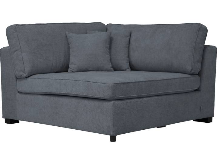 Sofa HOME AFFAIRE Skara XXL , blau (graublau), B:130cm H:86cm T:130cm, 100% Polyester, Sofas, Sofa, Eckelement zur individuellen Polstergarnitur-Gestaltung