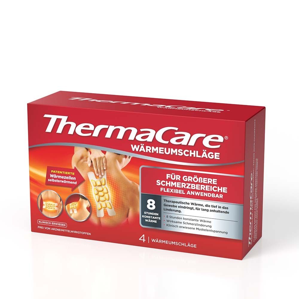 Thermacare für größere Schmerzbereiche 4 St Pflaster