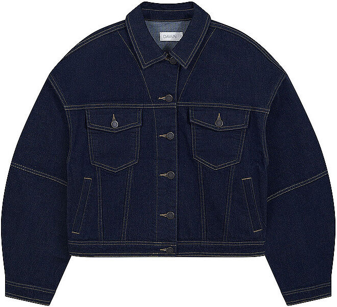 DAWN DENIM Jeansjacke ANNIK dunkelblau   L L