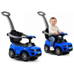Rutschauto mit Schiebestange 614W Blau Sport Car Auto